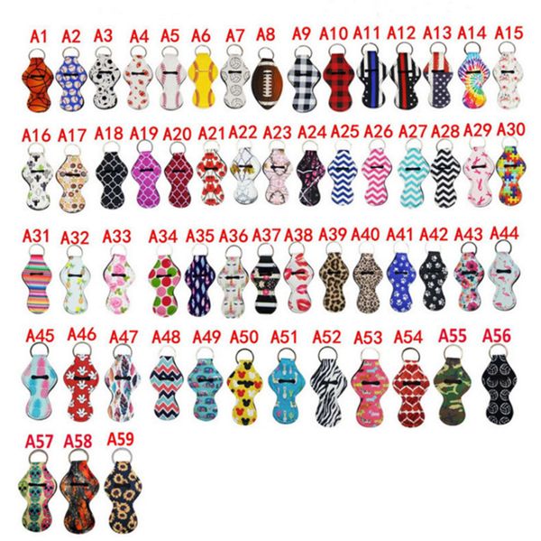 

New neoprene chap tick holder keychain girl chap tick lip tick keychain for ale gift favor valentine wedding gift