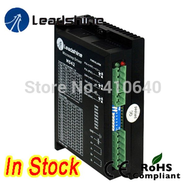 

leadshine m542 2-phase stepper drive with 20 to 50vdc voltage and 1.0 to 4.2a current pure sinusoidal current control more reliable