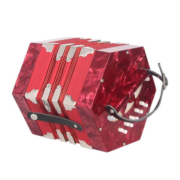 

mounchain 20 кнопки концертино с сумкой для взрослых первичного профессиональной игры с шестигранным аккордеоном