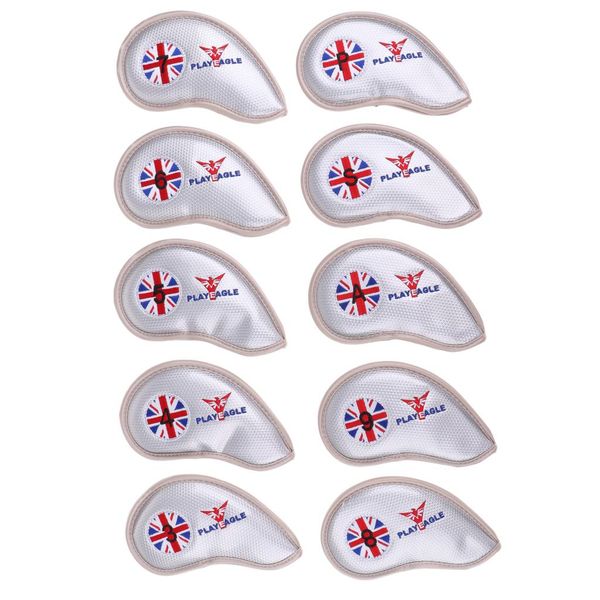 

10pcs/pack golf club head covers wedge iron protective iron covers headcover