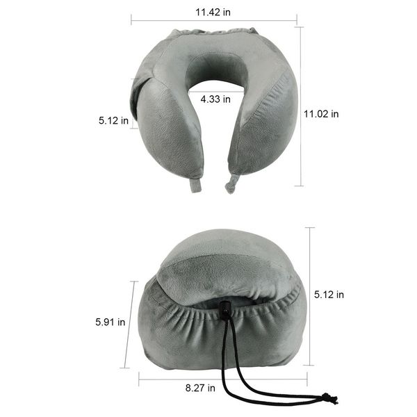 

outad portable folding hanging u shaped pillow cushion neck support on a train airplane car bus camping sleeping other bedding supplies