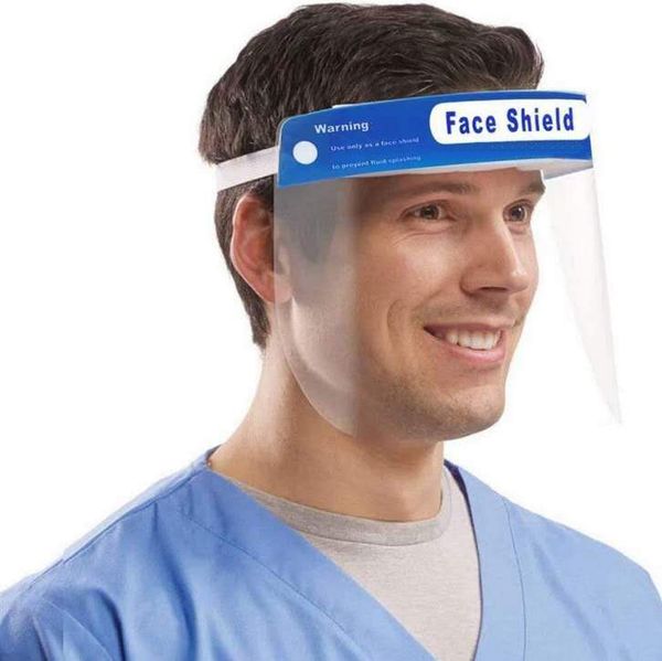 

Face Shield Anti-fog Oil-Splash пылезащитная ПВХ маска для лица прозрачная полная изоляция лица защитный экран Кухонный гаджет инструменты