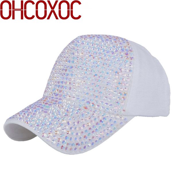 

women girl cap hat luxury bling rhinestone baseball cap casual caps whole stones beads by handmade 58 cm woman gorras casquette, Blue;gray