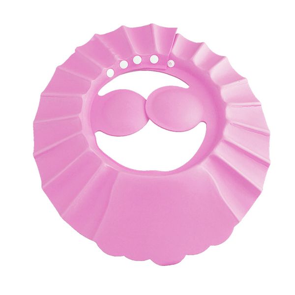 

adjustable soft baby children shampoo bath shower cap shampooing for kids head to baby shower hat child bathing cap bath visor