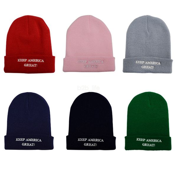 

trump women knitted cap hat men letter woolen keep america cap beanie knit ljja2668 winter great warm print ktuak, White;black