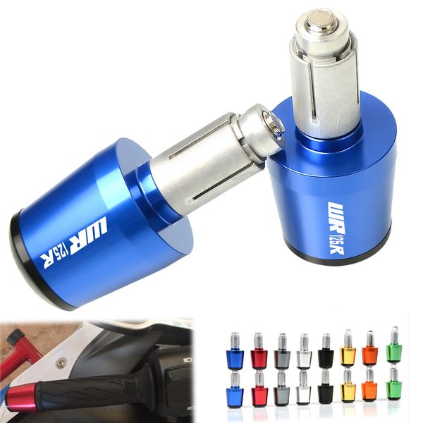 

22 mm motorcycles handlebar grips cap handle bar ends plug cnc hand grips ends for yamaha wr125r wr 125r wr 125 r 2012-2016 2013