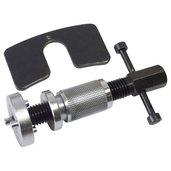 

universal car wheel cylinder disc brake caliper piston rewind hand tool 3/8 dual pin repair tool with backing plate