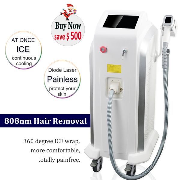 

new arrival diode laser hair removal machine 808nm ice point soprano lazer diode remove hairs painpermanently, Black
