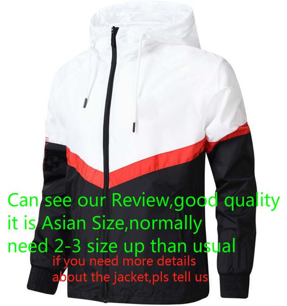 

brand designer jacket fashion tide mens jacket coat letters printed luxury mens hoodie casual sport outdoor windbreak new arrival, Black;brown