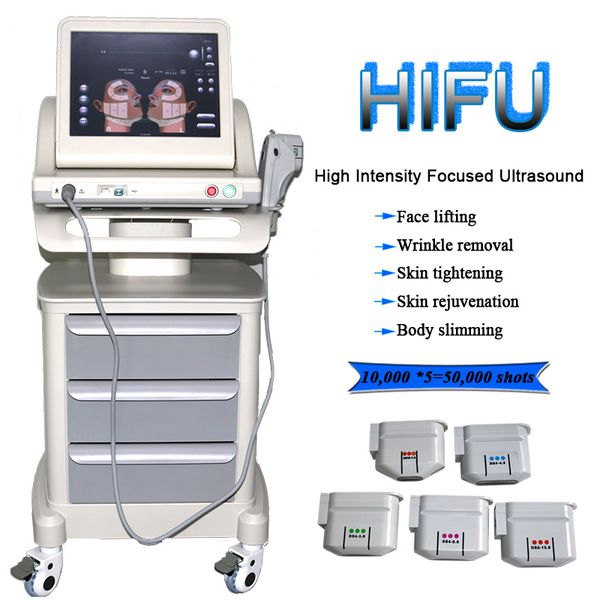

hifu high intensity focused ultrasound hifu face skin care machine remove neck wrinkles with 5 heads for face and body