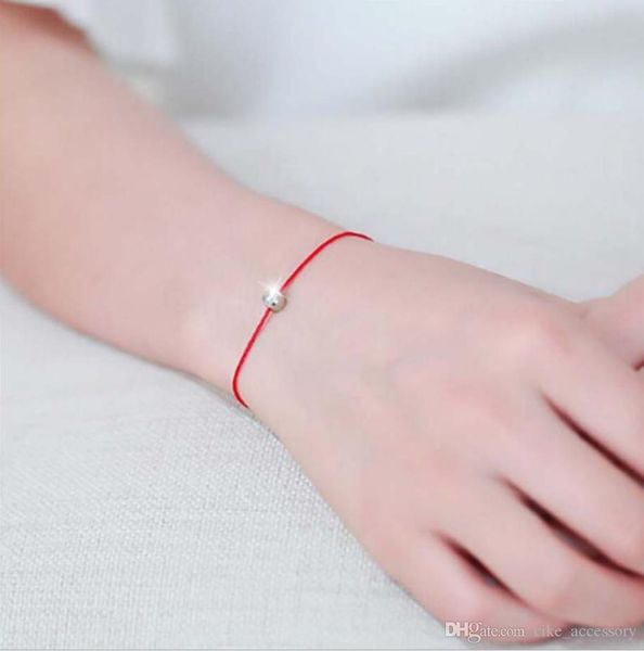 

chinese red rope belt with zircon bezel setting copper part silver gold plated for women man hand bracelet gift, Black