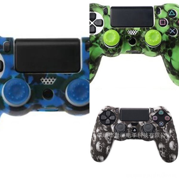 

a2yng black blue silicone soft cover rubber gel skin non-slip case red for ps4 controller