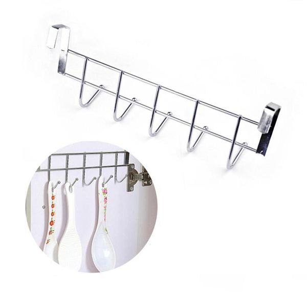

useful cabinet door back hooks stainless steel 5 hooks hanger of adhesive clothes towel hanging