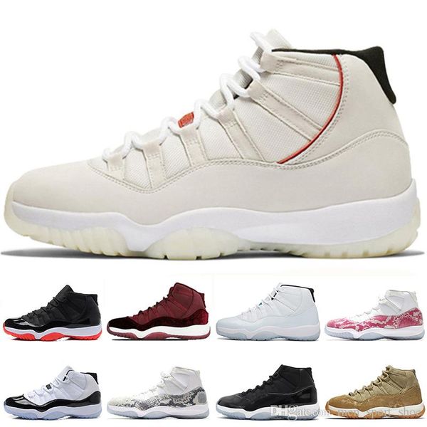 

mens basketball shoes xi 11s new bred 2019 high blue cap and gown metallic silver 72-10 gym red women men athletic sports designer sneakers