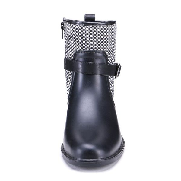 

tongpu 2020 new arrival women's short rain boot #15-766, Black