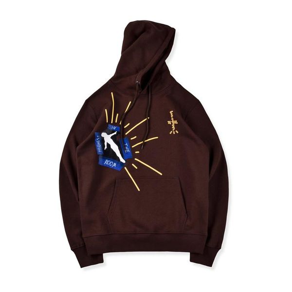 

2020 hip hop stars travis scott new songs highest in the room not for decoding hoodie skateboard puff print ladder hoodie men women hoodie, Black