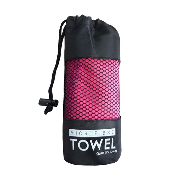 

microfiber suede towel beach fast dry super absorbant towel with mesh bag