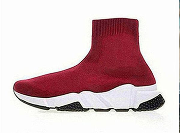 

new designer shoes speed sock sneakers stretch mesh high boots for mens womens black white red glitter runner flat trainers a16
