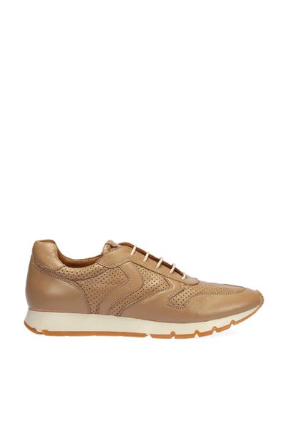 

pearl genuine leather beige women 's sneaker 120130005470, Black
