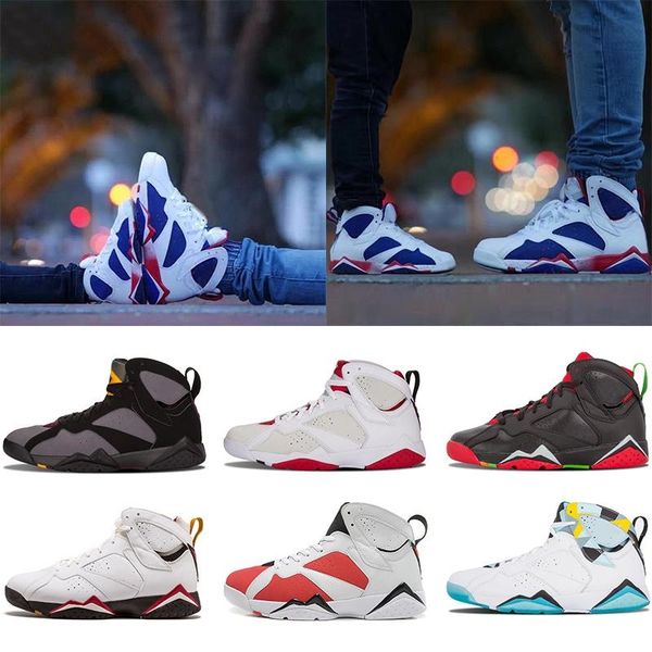 

7 vii 7s basketball shoes women men basketball shoes zapatos mujer air french blue gmp hare o blue the martian j7 sneakers