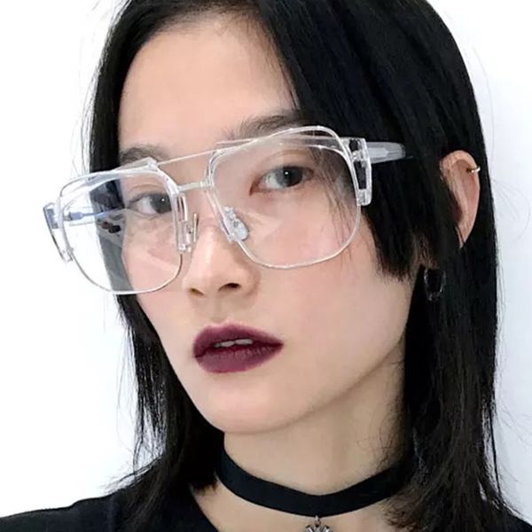 

2018 new fashion square sunglasses women driving transparent eyewear vintage male sun glasses uv400 sun glasses f, White;black