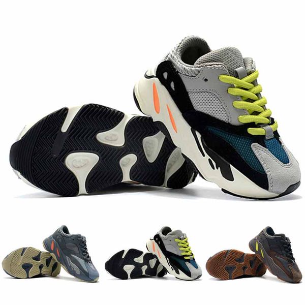 

Детская обувь Wave Runner 700 кроссовки Baby Boy Girl Trainer Kanye West Спортивные кроссовки Детская