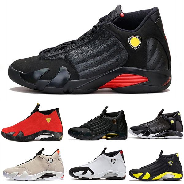 

Classical 14s Basketball Shoes 14 XIV Last Shot Black Fusion Varsity Red Purple Playoffs Designer Sneakers mens trainers Size 7-13 Sports