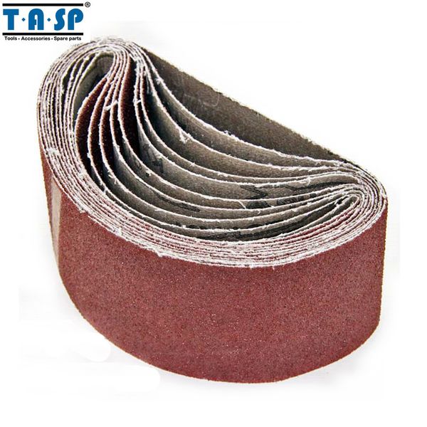 

tasp 5pcs 3" x 18" belt sander sandpaper 75x457mm sanding belt aluminium oxide abrasive woodworking tools - msb75457