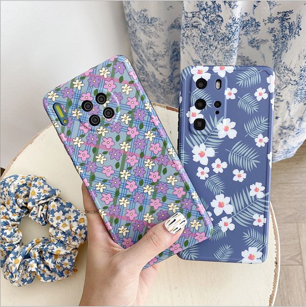 

new 2020 for huawei p30-p40 100%tpu ins fashion design flower 2 colours high quatity case full body protector ing