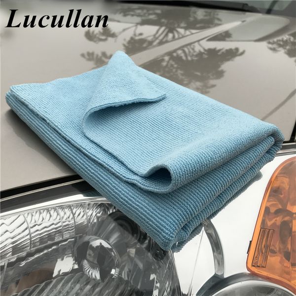 

lucullan select for detailers soft edgeless microfiber pearl towel for polishing wax removal