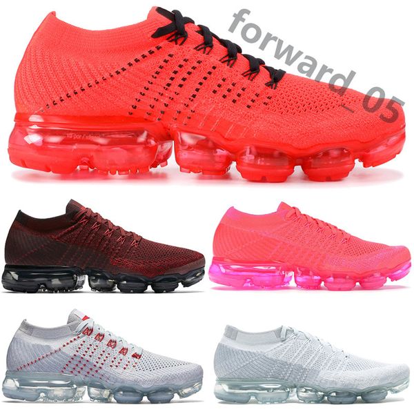 

2019 knit 1.0 mens violet dust string running shoes light violet triple white black pure platinum mens sneakers eur 36-45, White;red