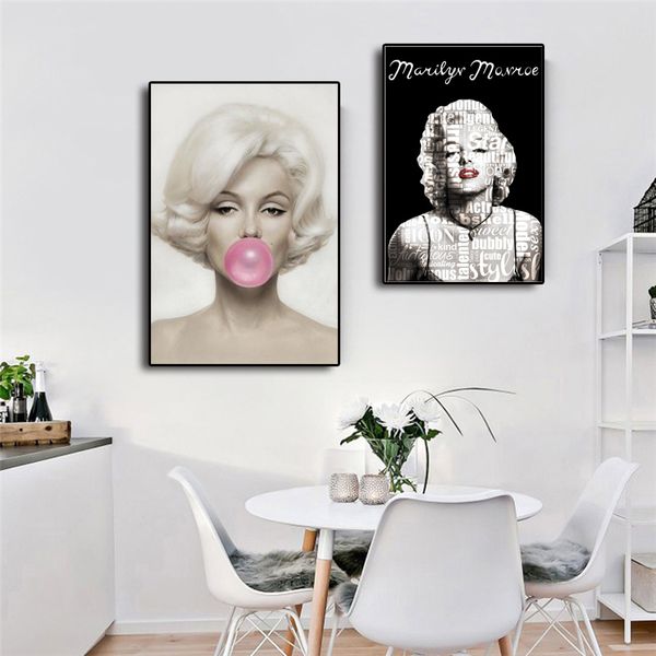 2019 Marilyn Monroe Photograph Wall Art Canvas Posters Prints Painting Wall Pictures Office Living Room Home Decor Artwork From Iwallart 6 33