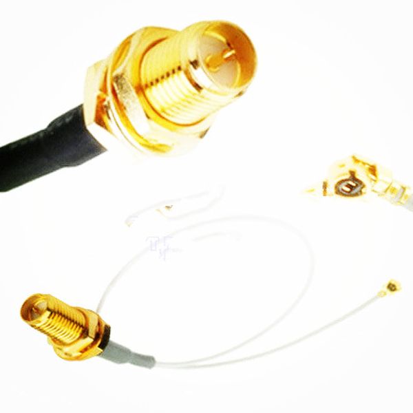 Бесплатная доставка 200 шт. / лот RF косичка RP-SMA женский разъем (штекер Pin) переборка u. FL / IPX кабель 1.13 мм 20 см кабель