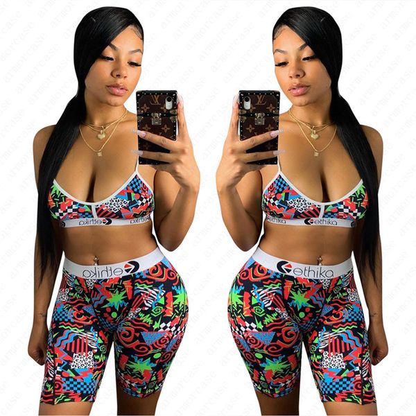 

women design swimsuit shark tie up bra + shorts bottom swimming bathing suit trunk pants summer beach swimwear 2piece bikini set a21804, Blue