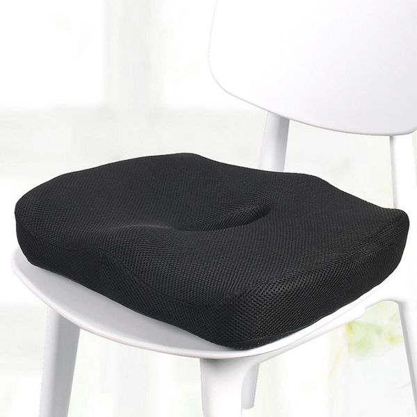

breathable comfortable pain relief ergonomic memory foam removable pad anti slip seat cushion soft portable office chair home