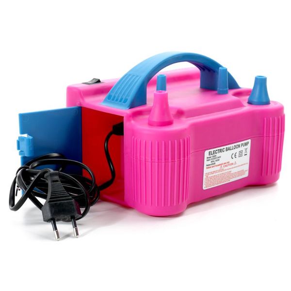 

110v-240v electric high power two nozzle air blower balloon inflator pump fast portable inflatable tool electric air pump