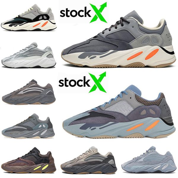 

with box 700 running shoes men women carbon hospital teal blue wave runner 700s tephra inertia mauve static vanta trainers sneakers shoe