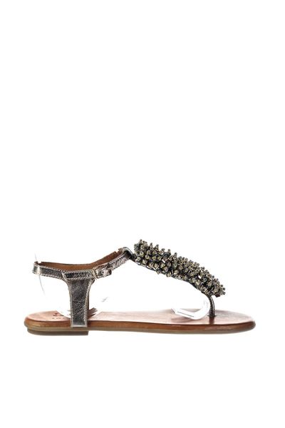 

Pearl Genuine Leather Anthracite Women Sandals 120130005416
