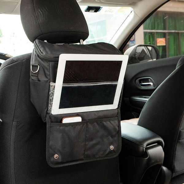 

2019 car back seat multi pockets storage organizer holder insulation bag ice pack thermal cold drinks bags