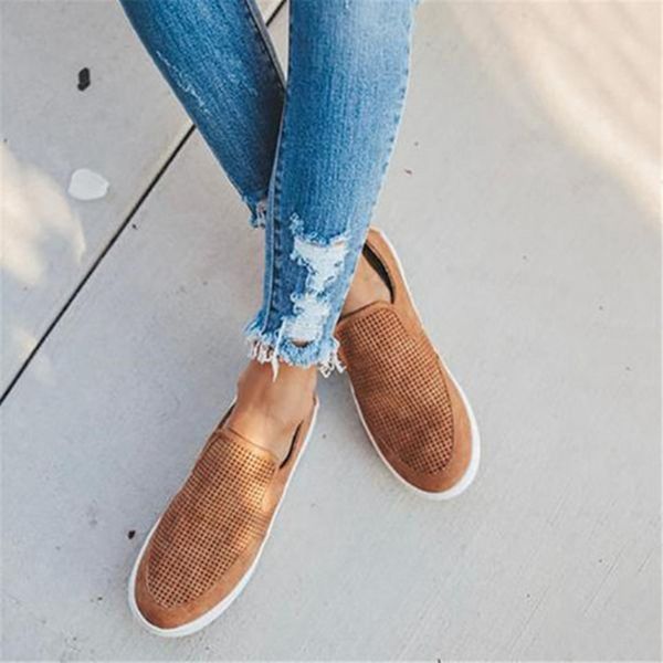 

dihope women flat shoes summer round toe breathable casual shoes ladies comfort slip on loafers shallow female plus, Black