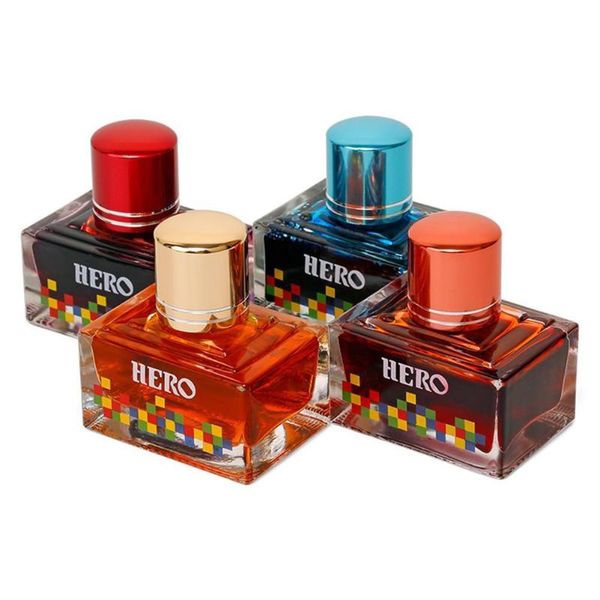

40ml 12 colors smooth writing fountain pen ink glass stationery school bottle office supplies shipping student p1h6