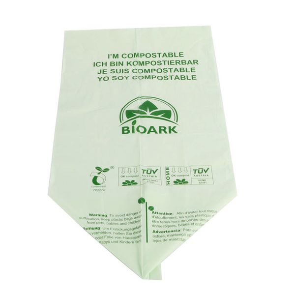 

50 biodegradable flat mouth environmentally friendly garbage bags can be composted household garbage bags