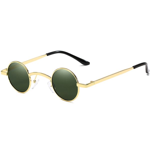 

retro steampunk women men round sunglasses vintage style classic design sun glasses eyewear shades uv400 gafas, White;black
