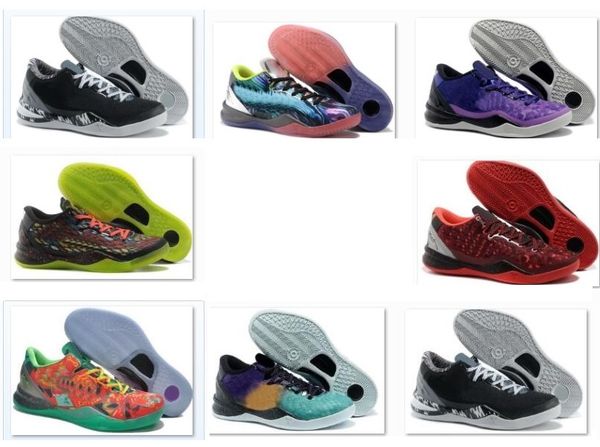 

новые 8 баскетбольные туфли для мужчин для продажи 2020 кроссовки mamba shoe wtk прелюдия отражение год змеи рождество 2012