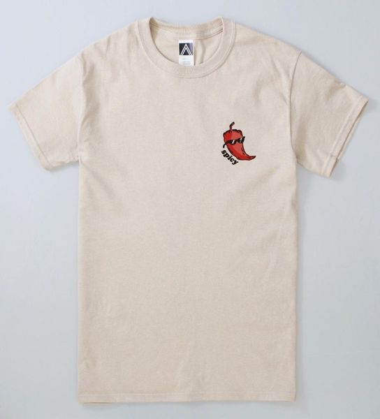 

spicy chilli t-shirt pepper cool tee badge retro bod lit taco top, White;black
