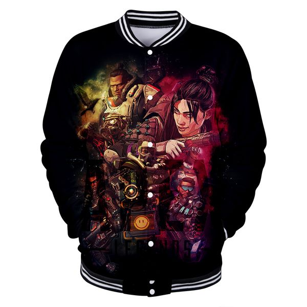 

fashion new game apex legends 3d jacket men 2019 fall/winter harajuku jacket sweatshirts apex legends 3d men women, Black;brown