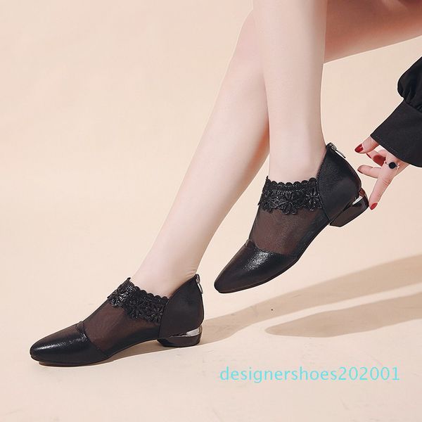 

cootelili women flats low heels pointed toe wedding shoes woman casual crystal breathable women shoes black gold d1