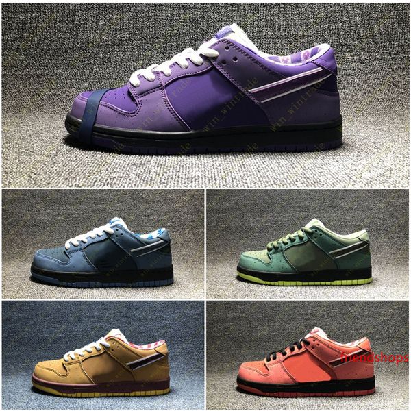 

purple lobster diamond su fashion designer star sole casual sports shoes concepts x sb dunk low skateboard shoes 36-45