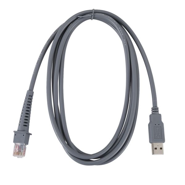 

1 x usb a male to rj45 cable 7ft 2m for symbol barcode scanner ls4278 ls2208 2208ap