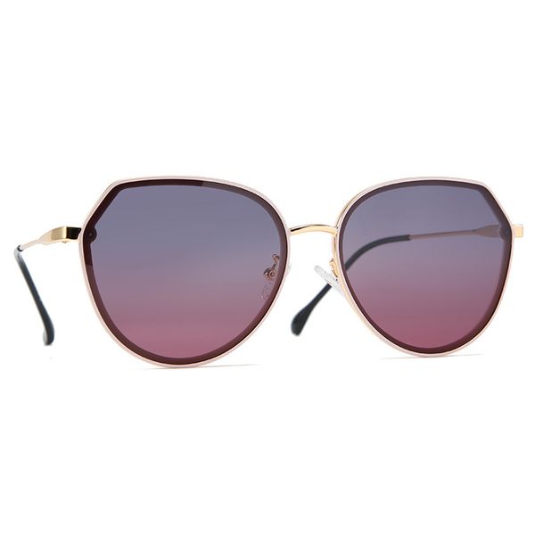 

2020 новый ретро luxtury многоугольник золотой раме поляризованные очки классический марка вс очки покрытие линз вождение очки для мужчин, White;black